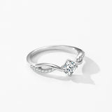 925 Silver 1CT CZ Wedding Ring for Women