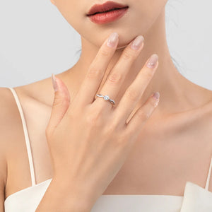 925 Silver 1CT CZ Wedding Ring for Women