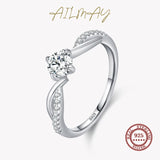 925 Silver 1CT CZ Wedding Ring for Women
