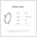 925 Silver 1CT CZ Wedding Ring for Women