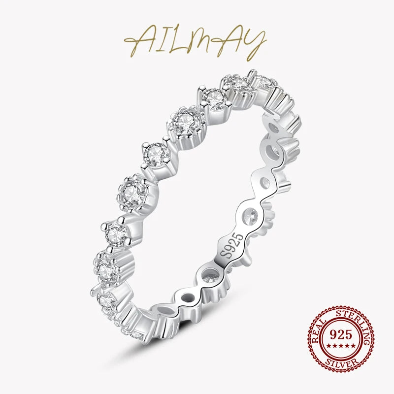 Stackable Clear Zircon CZ Rings for Women - Fine Jewelry