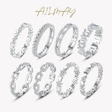 Stunning 925 Sterling Silver CZ Rings for Women