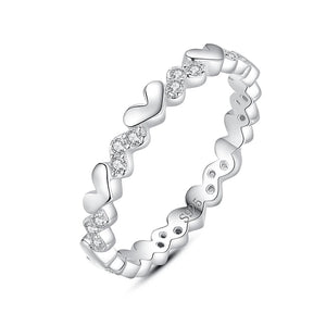 Stunning 925 Sterling Silver CZ Rings for Women