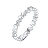 Stunning 925 Sterling Silver CZ Rings for Women