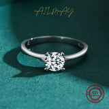 925 Sterling Silver CZ Charm Heart Ring for Women Wedding Jewelry
