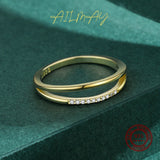 925 Silver Ring Women's Clear Zircon Jewelry