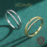 925 Silver Ring Women's Clear Zircon Jewelry