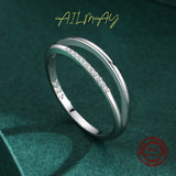 925 Silver Ring Women's Clear Zircon Jewelry