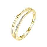 925 Silver Ring Women's Clear Zircon Jewelry