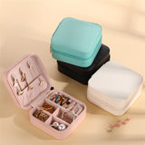 Mini Jewelry Box Organizer Necklace Earrings Rings Bracelets Storage
