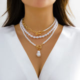 Multilayer Crystal Choker Necklace for Women