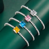 Heart CZ Tennis Bracelet Women Party Wedding Jewelry
