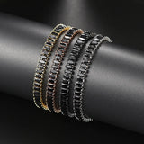 Heart CZ Tennis Bracelet Women Party Wedding Jewelry