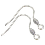 100pcs Stainless Steel Wire Clasp Earring Hooks for DIY Jewelry Making