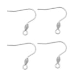 100pcs Stainless Steel Wire Clasp Earring Hooks for DIY Jewelry Making