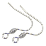 100pcs Stainless Steel Wire Clasp Earring Hooks for DIY Jewelry Making
