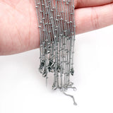 10pcs/lot 1.5mm SS Bead Chain Necklace Chains DIY Jewelry Making