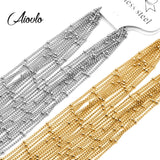 10pcs/lot 1.5mm SS Bead Chain Necklace Chains DIY Jewelry Making