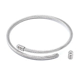 Adjustable Stainless Steel Charm Bracelet for DIY Jewelry Making