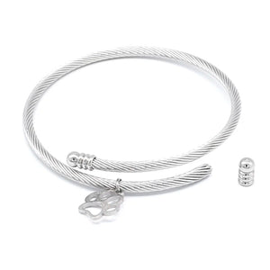 Adjustable Stainless Steel Charm Bracelet for DIY Jewelry Making