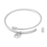 Adjustable Stainless Steel Charm Bracelet for DIY Jewelry Making