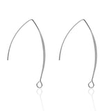 50pcs Stainless Steel Earring Hooks Kidney Ear Wires DIY Jewelry Accessories