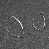 50pcs Stainless Steel Earring Hooks Kidney Ear Wires DIY Jewelry Accessories