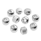 Stainless Steel Round Spacer Beads 4 5 6 7 8mm for Jewelry Making
