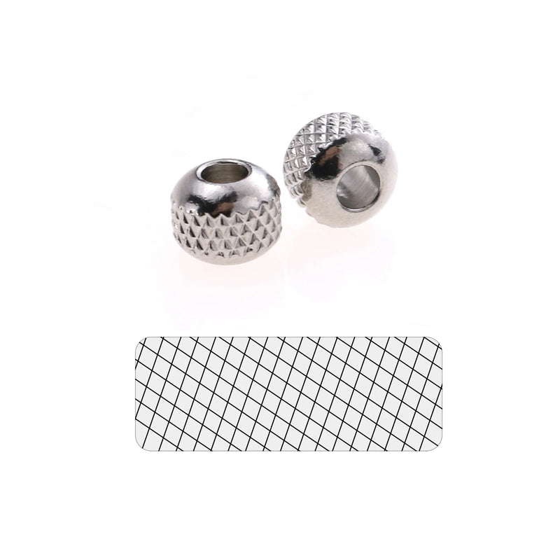 Stainless Steel Round Spacer Beads 4 5 6 7 8mm for Jewelry Making