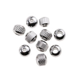 Stainless Steel Round Spacer Beads 4 5 6 7 8mm for Jewelry Making