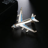 Red Airplane Enamel Brooch Pin for Costumes