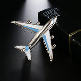 Red Airplane Enamel Brooch Pin for Costumes