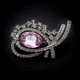 Oval Shaped Crystal Brooches Rhinestone Accessories