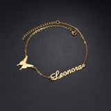 Akizoom Butterfly Bracelets Handchain for Women's Gift