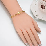 Akizoom High Snake Chain Bracelet Stainless Steel Charm DIY Jewelry Gift