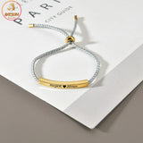 Personalized Punk Engrave Name Bracelet for Women