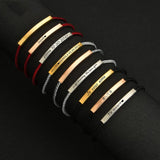 Personalized Punk Engrave Name Bracelet for Women