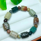 Alashan Bracelets Natural Quartz Crystal Stone Loose Alxa Agate Gemstone