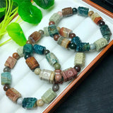 Alashan Bracelets Natural Quartz Crystal Stone Loose Alxa Agate Gemstone