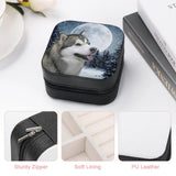 Alaskan Malamute Jewelry Storage Box Square...