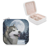 Alaskan Malamute Jewelry Storage Box Square...