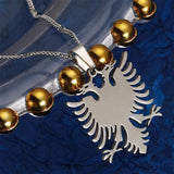 Albania Eagle Pendant Necklaces Ethnic Women Men Jewelry