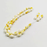 Albashan Beige Resin Tasbih Muslim Rosary Gift For Men