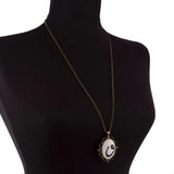 Aleph Vav Cross Stitch Necklace