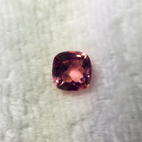 Alexandrite Loose Stone Yellow-Red Square Cushion Cut