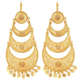 Algeria Caftan Wedding Earring Moon Alloy Earrings