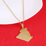 Algeria Map Pendant Necklace Jewelry Map Of Algeria Charm Jewelry