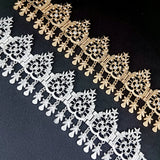 Algerian Bridal Hair Jewelry Crystal Hair Chain Star Moon Shape Silver