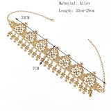 Algerian Bridal Hair Jewelry Crystal Hair Chain Star Moon Shape Silver