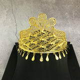 Algerian Ethnic Bride Crown Metal Hair Hoop Jewelry